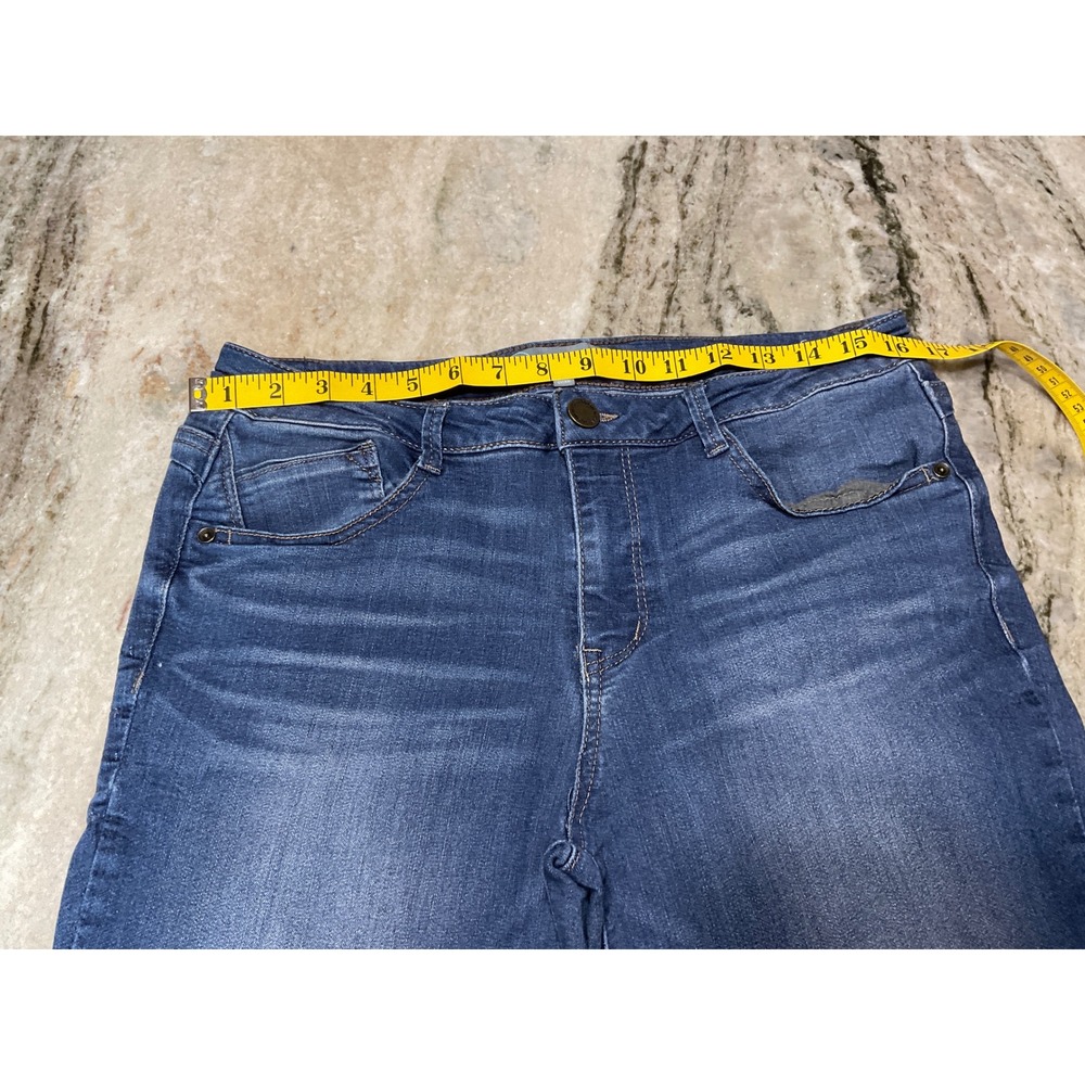 Wit & Wisdom Jeans Womens 12 Ab-solution Skinny Blue Denim Preppy Quiet Luxury - Picture 9 of 10